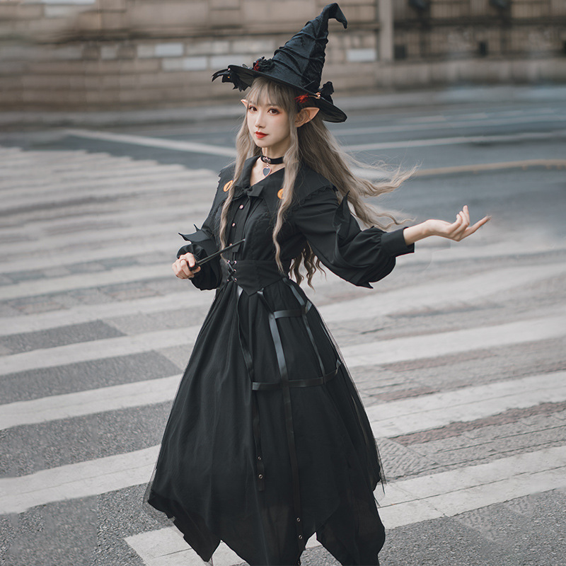 TCOS gốc lolita gothic loli đen trắng lolita váy cosplay trang phục nữ -  Cosplay 🆘 Kho Hàng Tàu | Đặt hàng cực dễ - Không thể chậm trễ